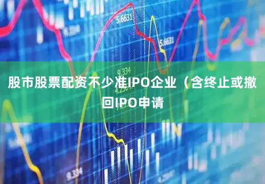 股市股票配资不少准IPO企业（含终止或撤回IPO申请